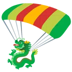 paracaídas + dragón