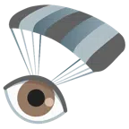 paracaídas + ojo
