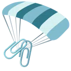 paracaídas + clips unidos