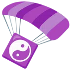 paracaídas + yin yang