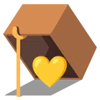 Mausefalle + gelbes Herz