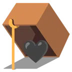 Mausefalle + schwarzes Herz