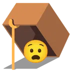 Mausefalle + qualvolles Gesicht