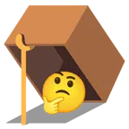 Mausefalle + nachdenkendes Gesicht