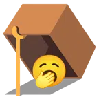 Mausefalle + gähnendes Gesicht