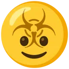 biohazard + slightly smiling face