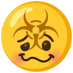 biohazard + woozy face