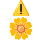 warning + blossom