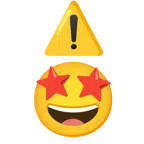 warning + star-struck