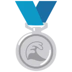 Welle + Silbermedaille