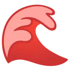 Welle + rotes Herz