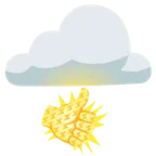 pulgar hacia arriba + nube con rayo