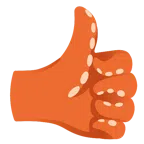 pulgar hacia arriba + pulpo