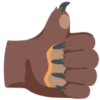 pulgar hacia arriba + oso