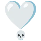 calavera + exclamación de corazón