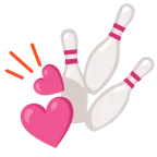 dos corazones + bolos