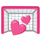 dos corazones + portería