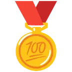 100 Punkte + Goldmedaille