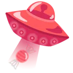 disco volante + caramella