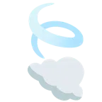 Wolke + Blätter im Wind