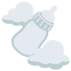 Wolke + Babyflasche