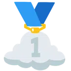 Wolke + Goldmedaille