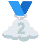 Wolke + Silbermedaille