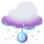 Wolke + Discokugel