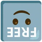 프리 + 거꾸로 된 얼굴