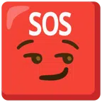 pulsante SOS + faccina con sorrisetto
