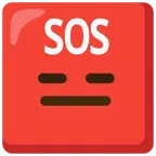 pulsante SOS + faccina inespressiva