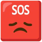 pulsante SOS + faccina delusa