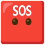 pulsante SOS + faccina senza bocca
