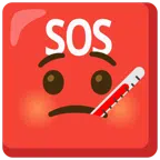 pulsante SOS + faccina con termometro