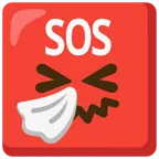 pulsante SOS + faccina che starnutisce
