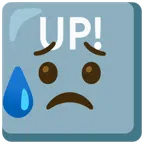 nút UP! + mặt thất vọng nhưng nhẹ nhõm