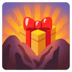 Sonnenaufgang über Bergen + Geschenk
