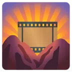 Sonnenaufgang über Bergen + Filmstreifen