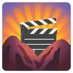 Sonnenaufgang über Bergen + Filmklappe
