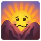 Sonnenaufgang über Bergen + schwindeliges Gesicht