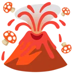 Vulkan + Fliegenpilz