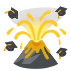 Vulkan + Doktorhut