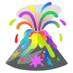 Vulkan + Mischpalette