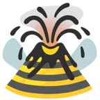 Vulkan + Biene