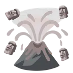 Vulkan + Statue
