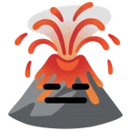 Vulkan + ausdrucksloses Gesicht