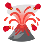 Vulkan + Boxhandschuh