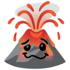Vulkan + schwindeliges Gesicht
