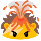 Vulkan + Löwe
