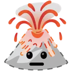 Vulkan + gestricheltes Gesicht